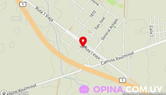 mapa de Farmacia Rapetti Farmacia en Rafael Perazza