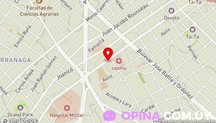 mapa de Farmashop 28 Farmacia, Cajeros automáticos, Tienda de artículos para bebés, Tienda de cosméticos, Tienda de belleza y salud, Tienda de artículos para el hogar, Tienda de artículos premamá y de bebé, Tienda de material sanitario, Perfumería en Montevideo