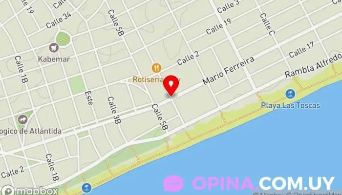 mapa de Feria Las Toscas Centro comercial en Las Toscas