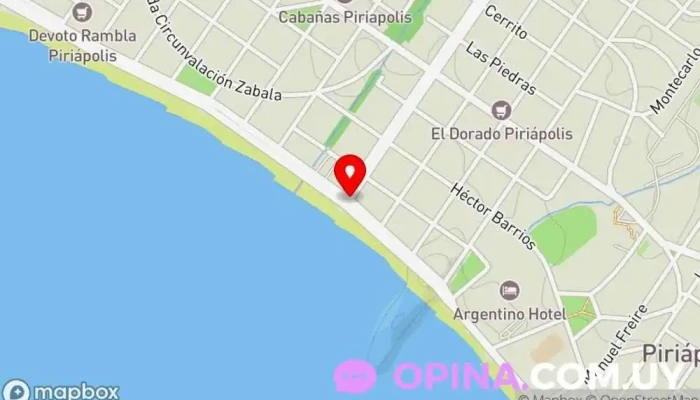 mapa de Fernández & Sención Asesores Inmobiliarios Agencia inmobiliaria en Piriápolis