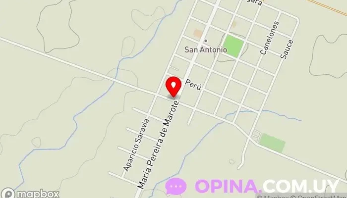 mapa de Ferretería Barbieri Ferretería en San Antonio