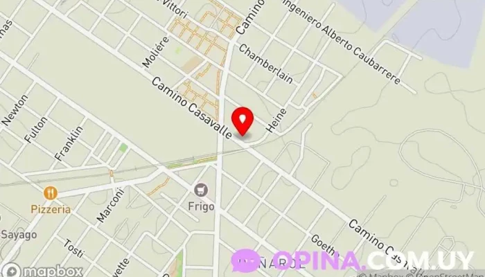 mapa de Filipiak Ingenieria S.R.L Empresa constructora en Montevideo