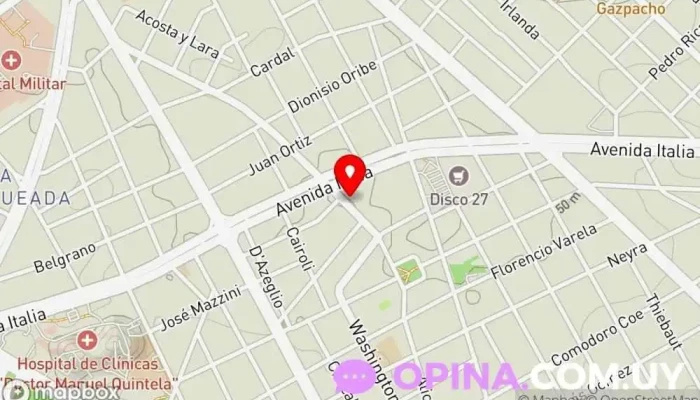 mapa de Fio Agencia inmobiliaria en Montevideo