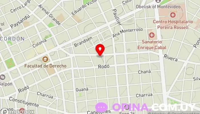 mapa de Fisioterapia Alternativa Médico en Montevideo