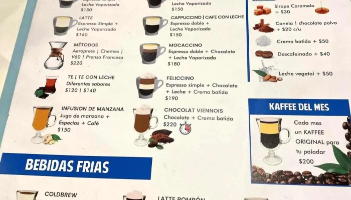 Flor De Kaffee -  Menu - Montevideo