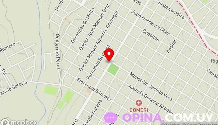 mapa de Flor y Arte Papelería en Rivera