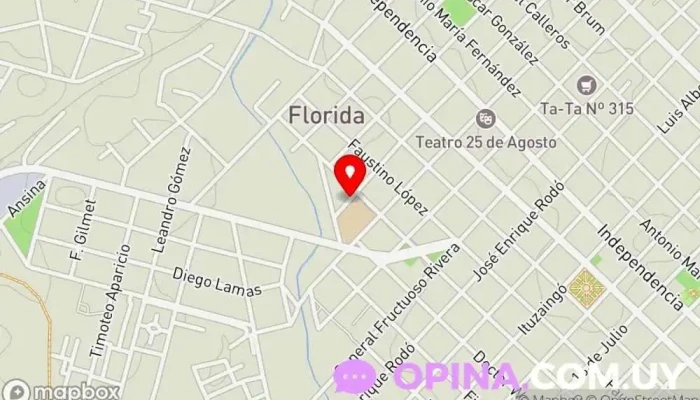 mapa de FLORIDA BALLET ESTUDIO Escuela de ballet en Florida