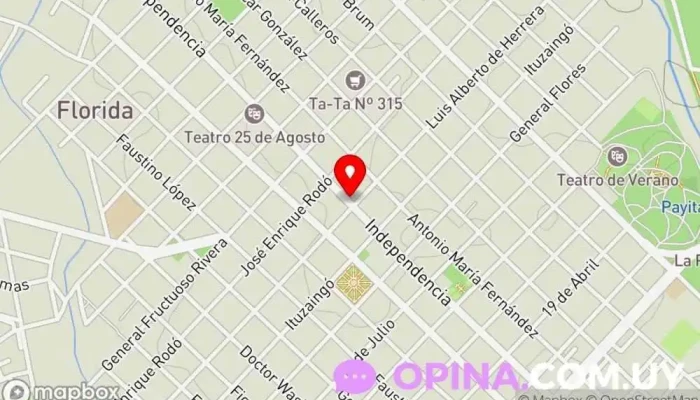 mapa de Florida Tienda de Libros Librería en Florida