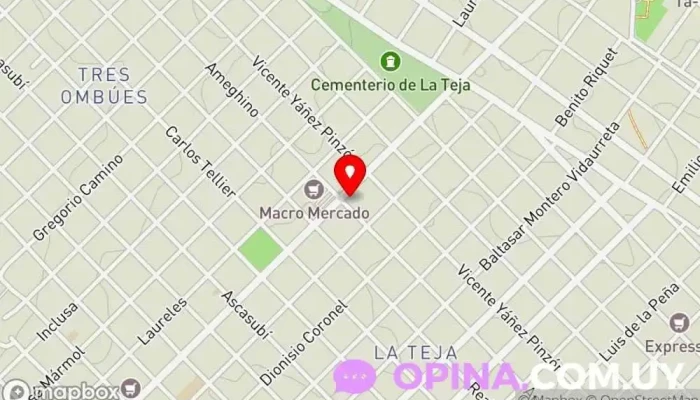 mapa de Florus Salón Kiosco, Tienda general, Lounge, Supermercado en Montevideo