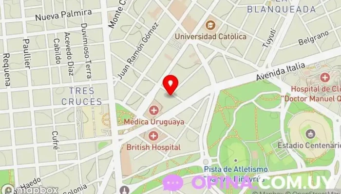 mapa de Flow by Nostrum Urbanización en Montevideo