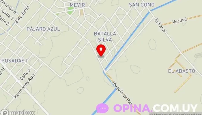 mapa de Foca Urbanización en Rio Branco