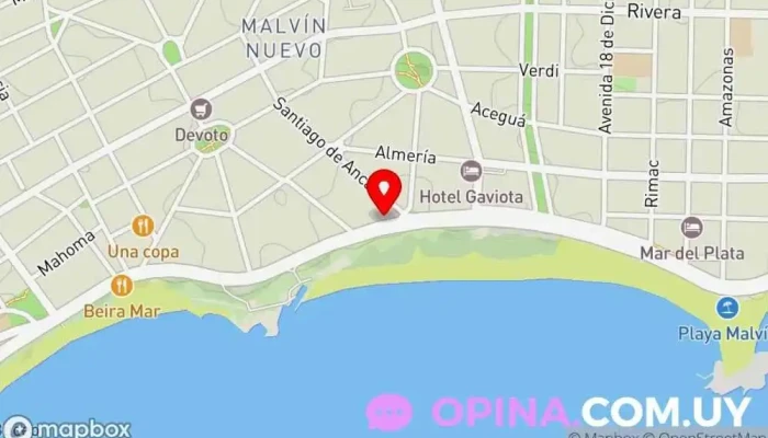 mapa de Fossalto Real Estate Consultor inmobiliario en Montevideo