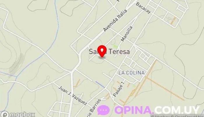 mapa de Fotocopiadora Papelería en Rivera