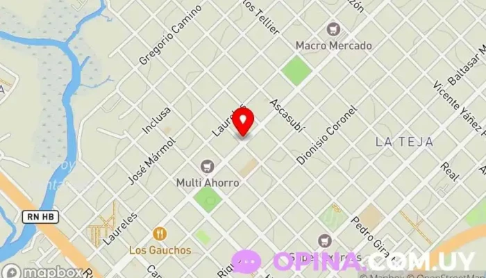 mapa de Fraga Y Alvarez Adm. De Propiedades Agencia inmobiliaria en Montevideo