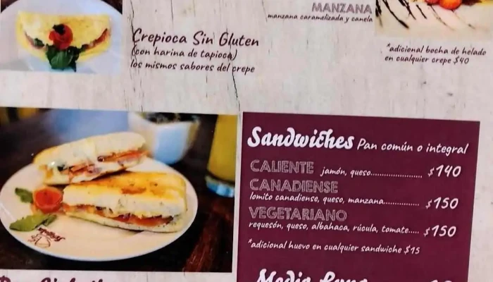 Fragola -  Menu - Rivera