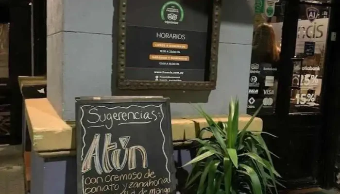 Francis Restaurant Punta Carretas -  Montevideo Menu - Montevideo