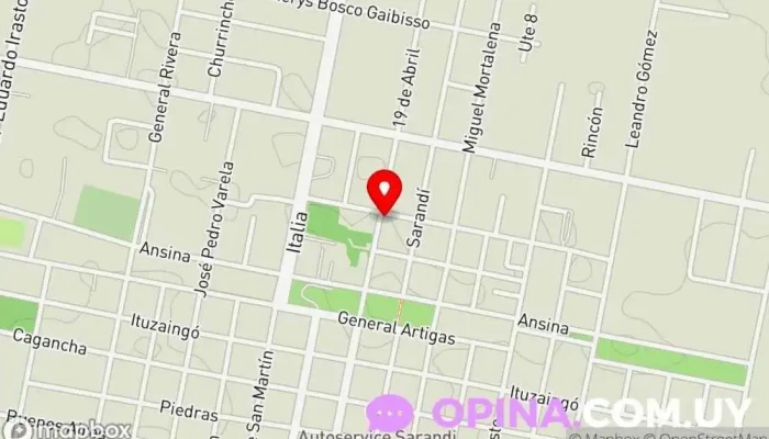 mapa de Funcionalcross Gimnasio en Carmelo