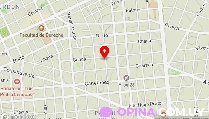 mapa de Fundación Mario Benedetti Museo, Atracción turística en Montevideo