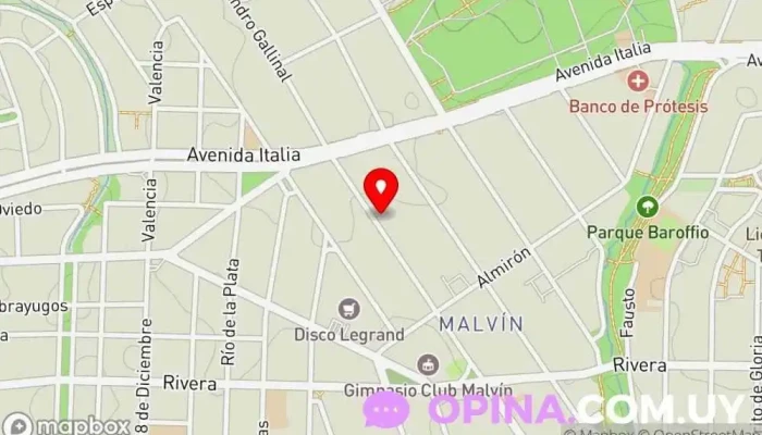 mapa de Fundación Nuestro Camino Escuela en Montevideo