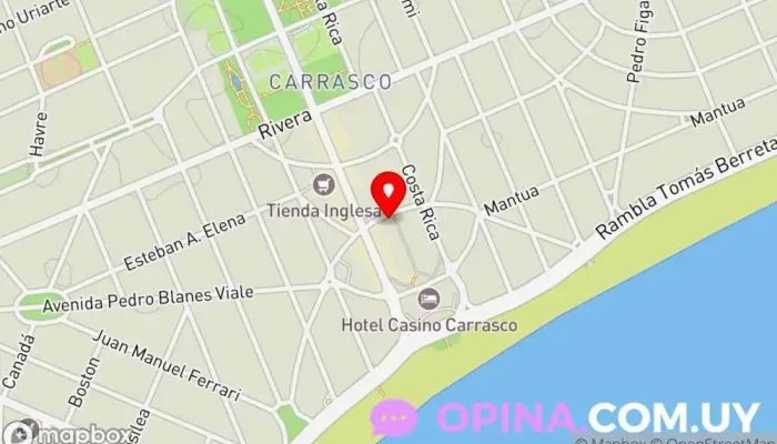 mapa de Fundación Real Madrid - Clinics Uruguay Fundación en Montevideo