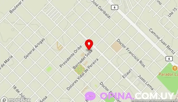 mapa de Fundacion San Antonio De Padua Médico en Sarandí del Yí