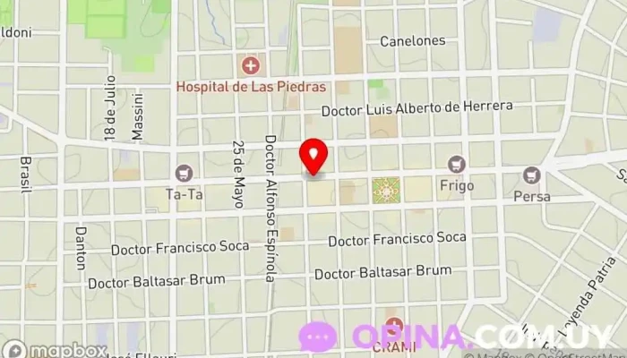 mapa de Galería Tabaré Centro comercial en Las Piedras