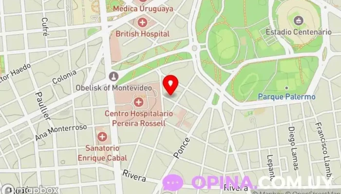 mapa de Galilea Estetica Uruguay Centro de depilación láser en Montevideo