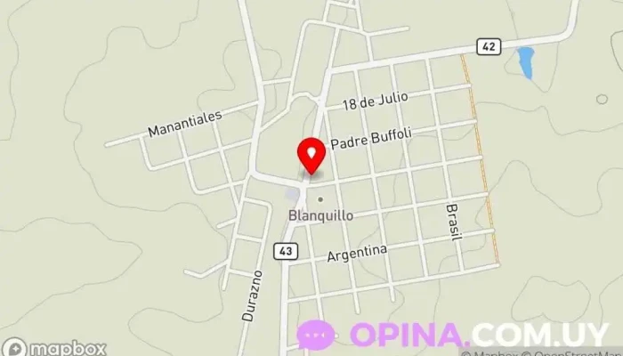 mapa de Garabatos Papelería en Blanquillo