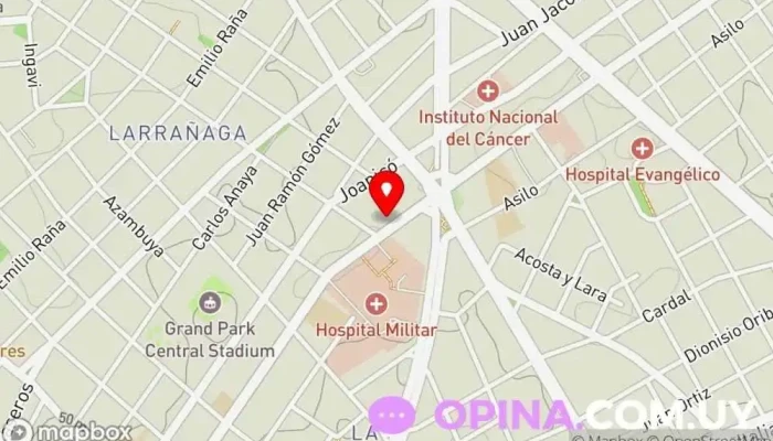 mapa de Garden by Block Empresa constructora en Montevideo