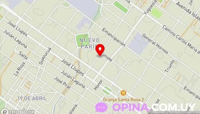 mapa de Génesis Libros Librería cristiana en Montevideo