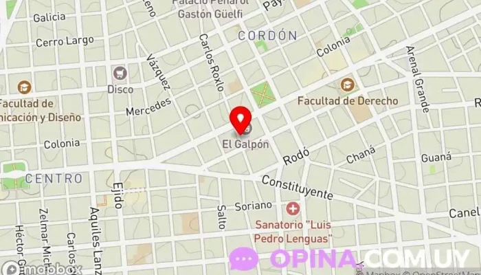 mapa de Germina libros para crecer Librería infantil en Montevideo