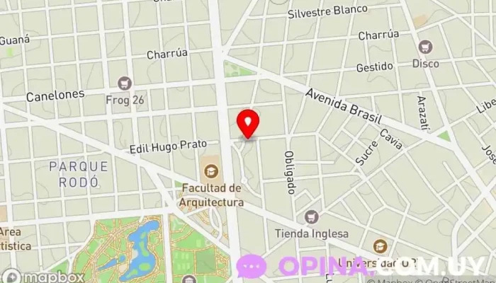 mapa de GFploteo + Impresión Digital Imprenta, Servicio de copia e impresión de planos, Imprenta comercial, Copistería, Impresora digital en Montevideo