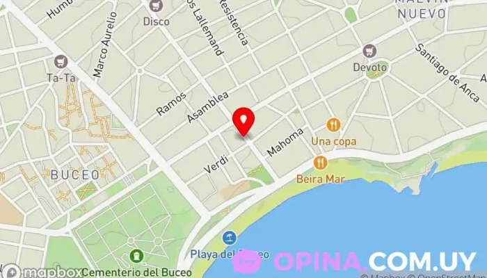 mapa de Giftshop Tienda de regalos en Montevideo