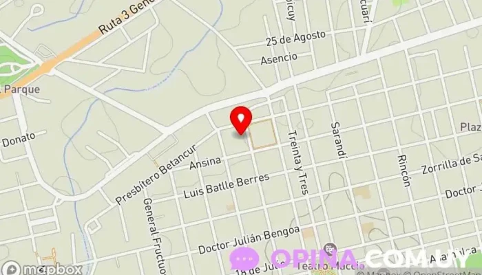 mapa de Gimnasio ARGOS ACJ Gimnasio en San José de Mayo