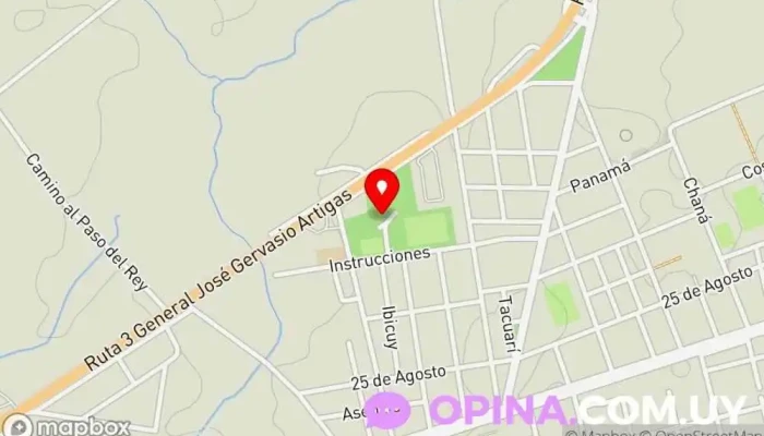 mapa de Gimnasio Club Atlético Central Gimnasio en San José de Mayo