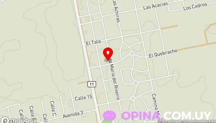 mapa de Gimnasio Estación Atlántida Gimnasio en Atlántida