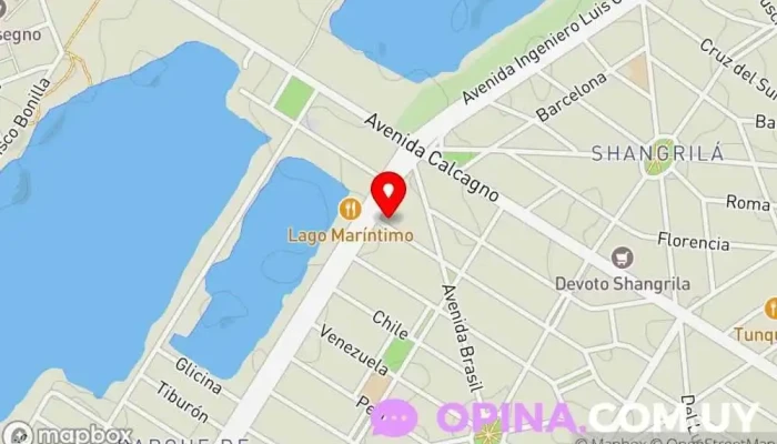 mapa de Gimnasio Forza Gimnasio en Ciudad de la Costa