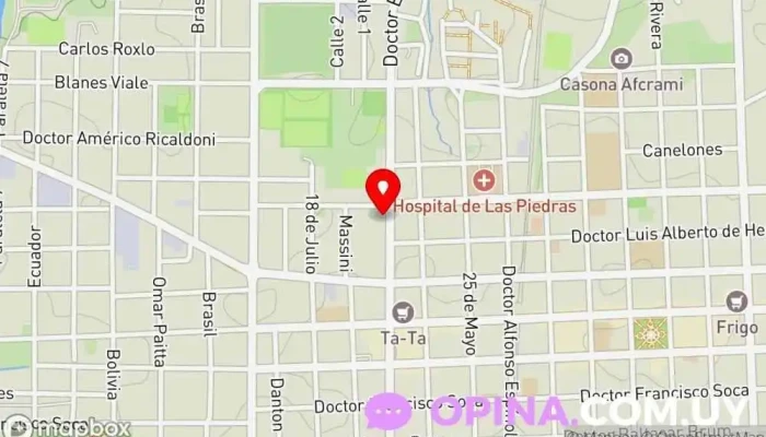 mapa de Global Soluciones Papelería en Las Piedras