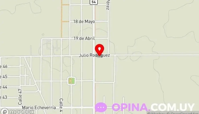 mapa de González Díaz Complejo de apartamentos en Juan L. Lacaze