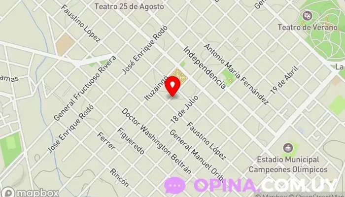 mapa de Gral Flores 541 Escuela en Florida