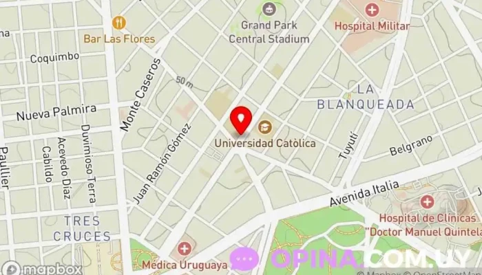 mapa de Grecia Escuela en Montevideo