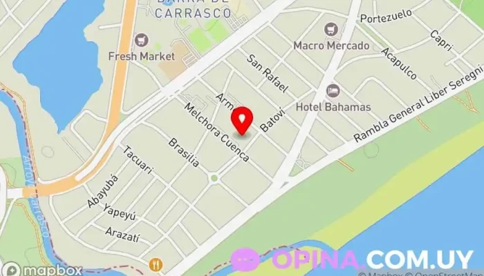 mapa de GREENS Garden Houses Condominio en Ciudad de la Costa