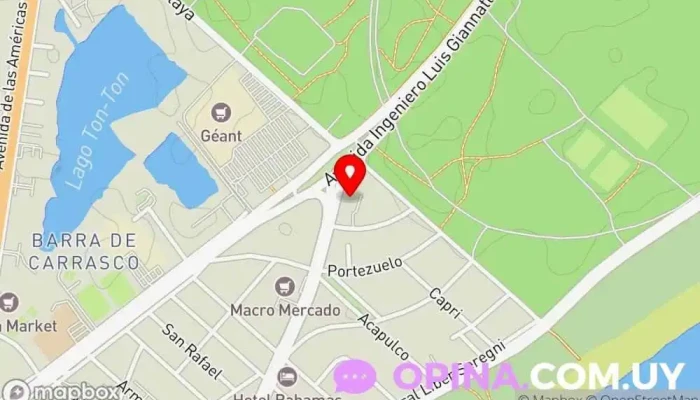 mapa de Grou Bosque Complejo de apartamentos en Ciudad de la Costa