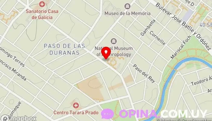 mapa de Grupo IVORY Agencia inmobiliaria en Montevideo