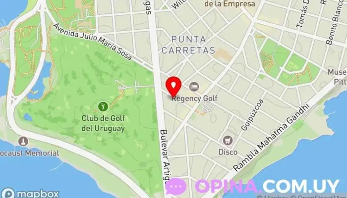 mapa de Guarida Librería en Montevideo