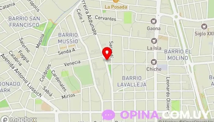 mapa de Guidai Escuela Transformacional Escuela en Maldonado