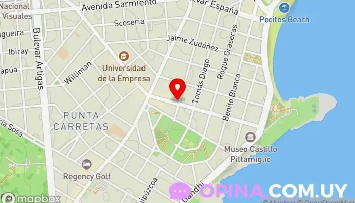 mapa de Guilad Joyas Joyería en Montevideo