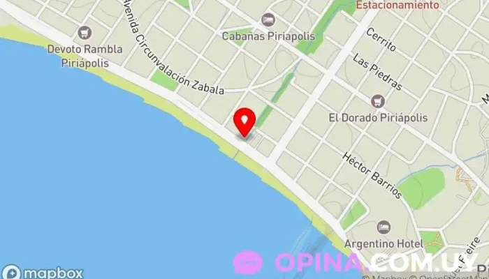 mapa de gustavoalquileres  en Piriápolis