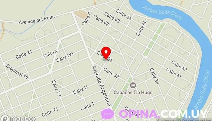 mapa de GyA Impresiones Papelería en Parque del Plata