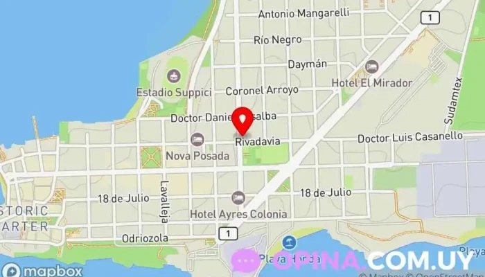 mapa de Gym Mega Gimnasio en Col. del Sacramento